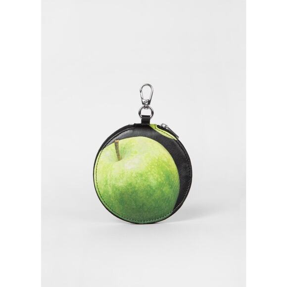 Rare! NWT Paul Smith $250 50th Anniversary circular apple wallet. Made in Italy!